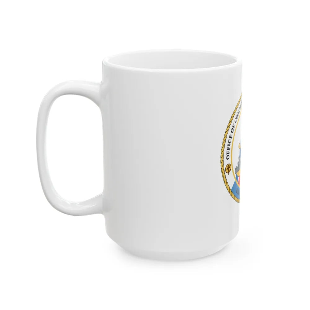 Office of Comm Vessel Cmplnce (U.S. Coast Guard) White Coffee Mug-Go Mug Yourself