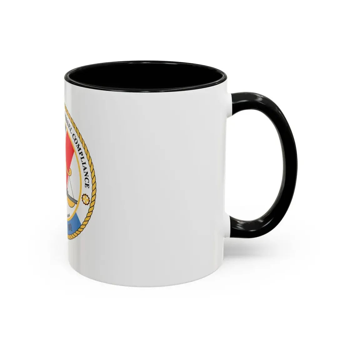 Office of Comm Vessel Cmplnce (U.S. Coast Guard) Accent Coffee Mug - Go Mug Yourself