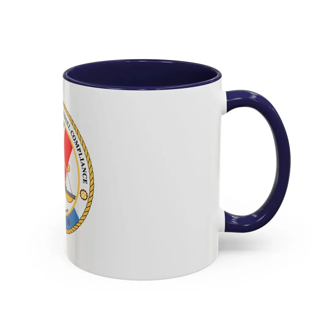 Office of Comm Vessel Cmplnce (U.S. Coast Guard) Accent Coffee Mug - Go Mug Yourself