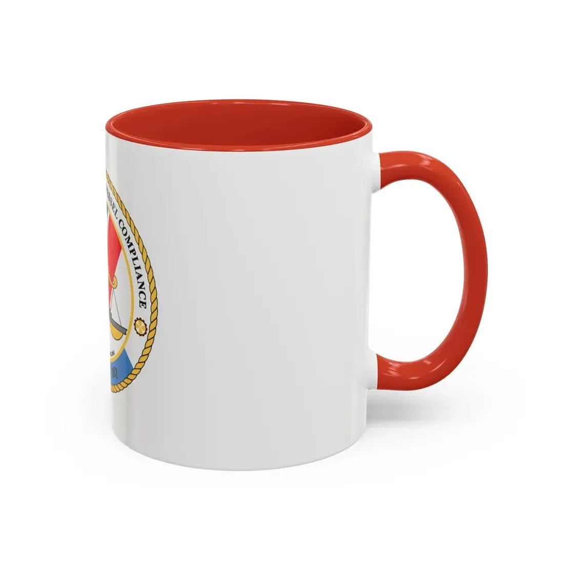 Office of Comm Vessel Cmplnce (U.S. Coast Guard) Accent Coffee Mug - Go Mug Yourself