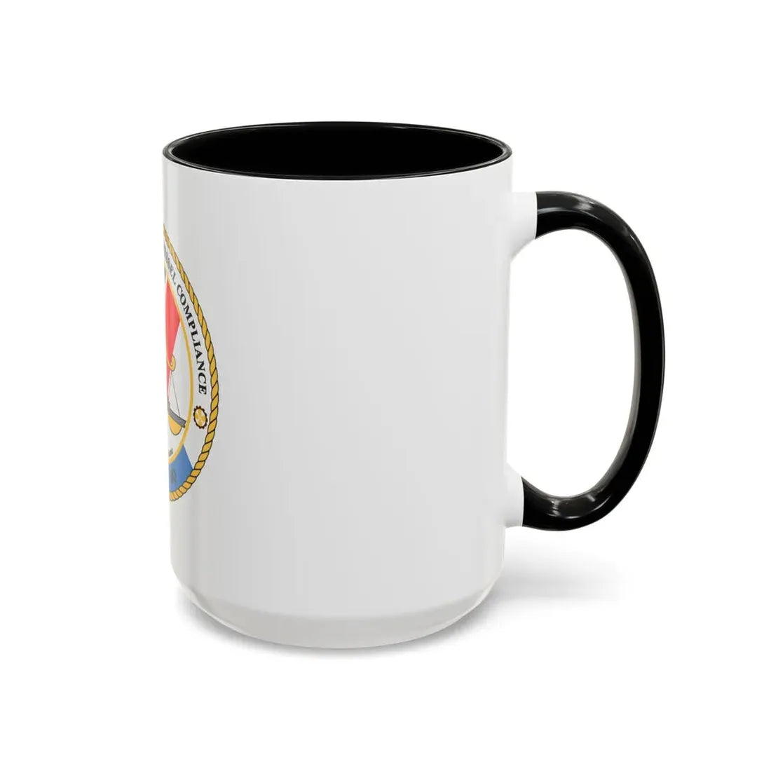 Office of Comm Vessel Cmplnce (U.S. Coast Guard) Accent Coffee Mug - Go Mug Yourself