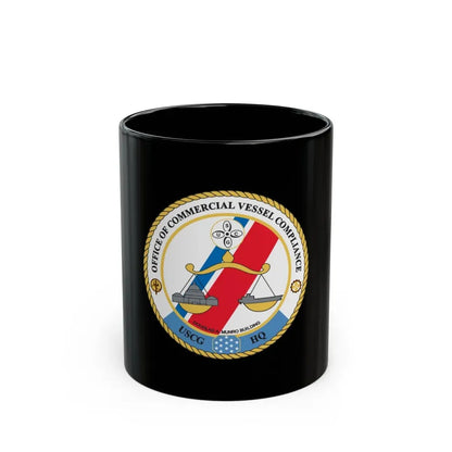 Office of Comm Vessel Cmplnce (U.S. Coast Guard) Black Coffee Mug 11oz - Go Mug Yourself