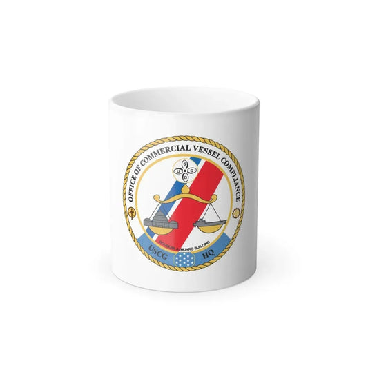 Office of Comm Vessel Cmplnce (U.S. Coast Guard) Color Changing Coffee Mug 11oz - Go Mug Yourself