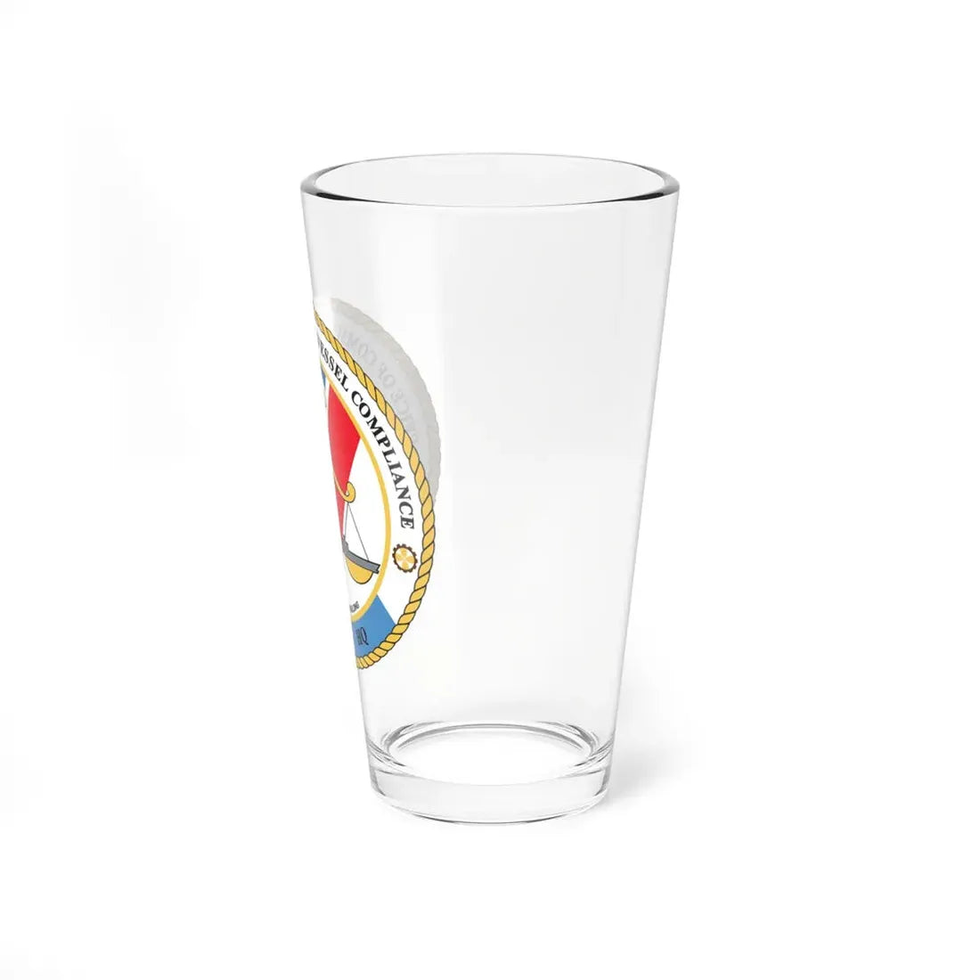 Office of Comm Vessel Cmplnce (U.S. Coast Guard) Pint Glass 16oz - Go Mug Yourself