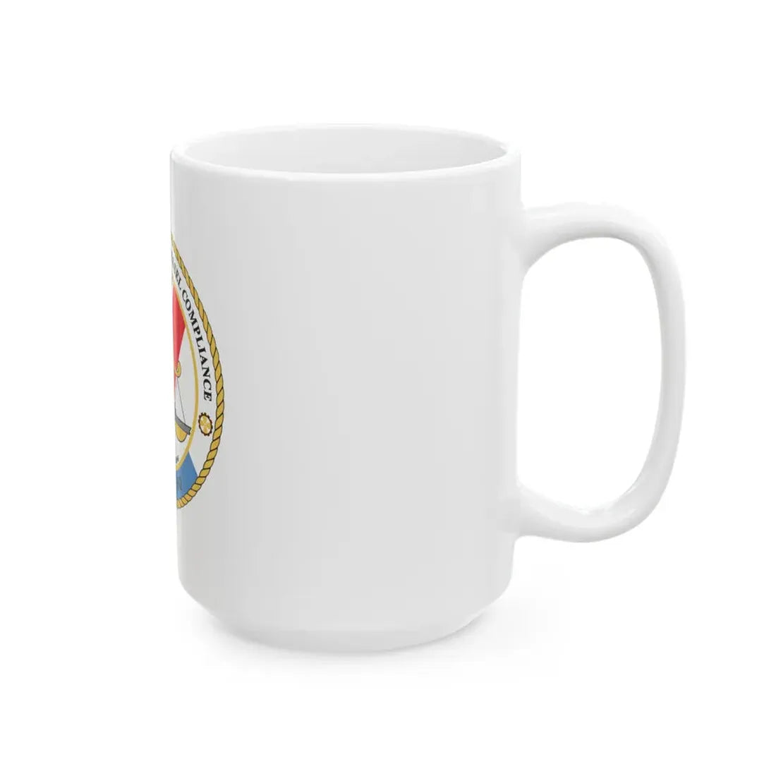 Office of Comm Vessel Cmplnce (U.S. Coast Guard) White Coffee Mug - Go Mug Yourself