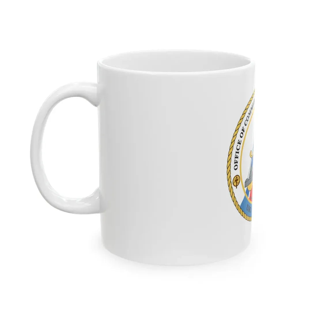Office of Comm Vessel Cmplnce (U.S. Coast Guard) White Coffee Mug - Go Mug Yourself