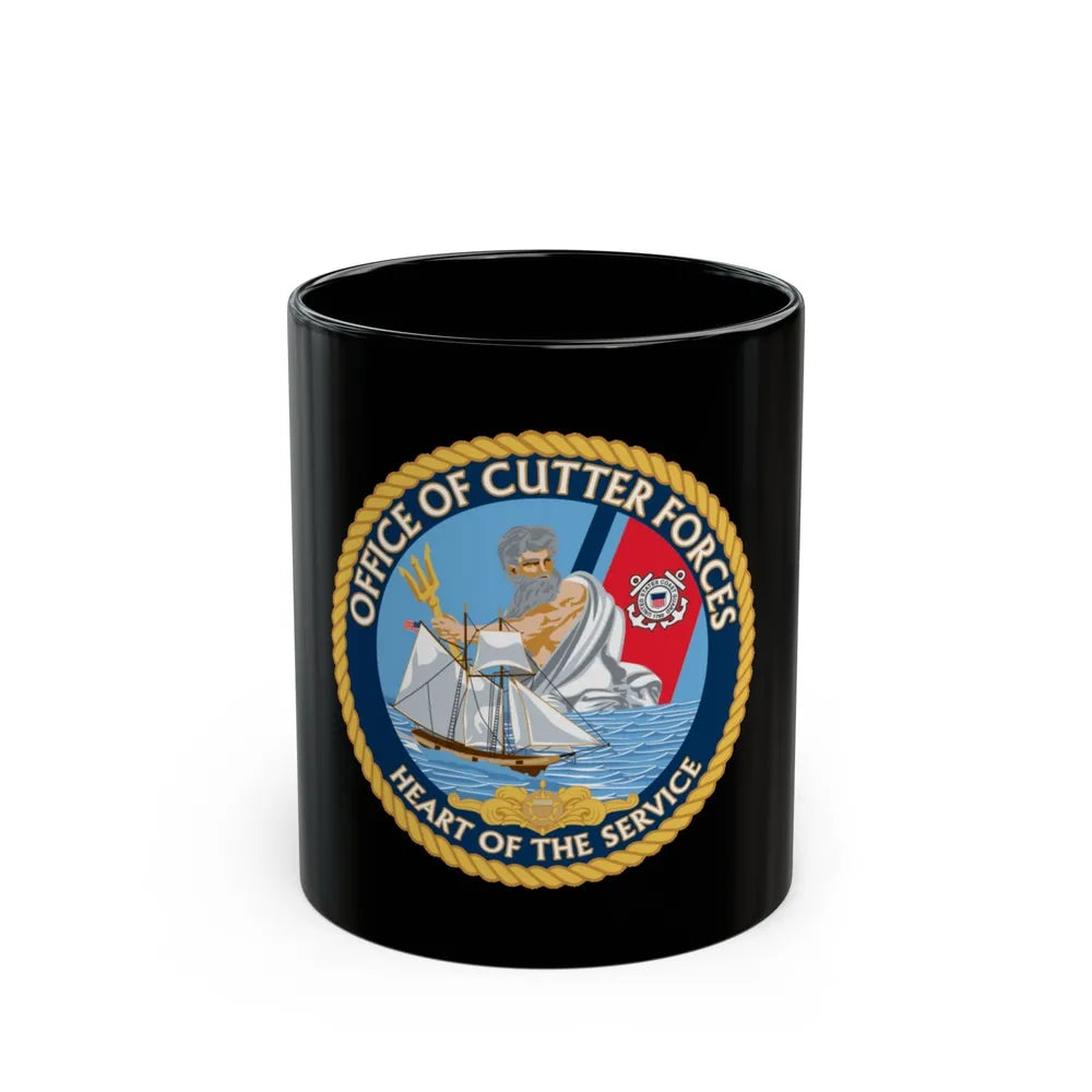 Office of Cutter Forces (U.S. Coast Guard) Black Coffee Mug-11oz-Go Mug Yourself