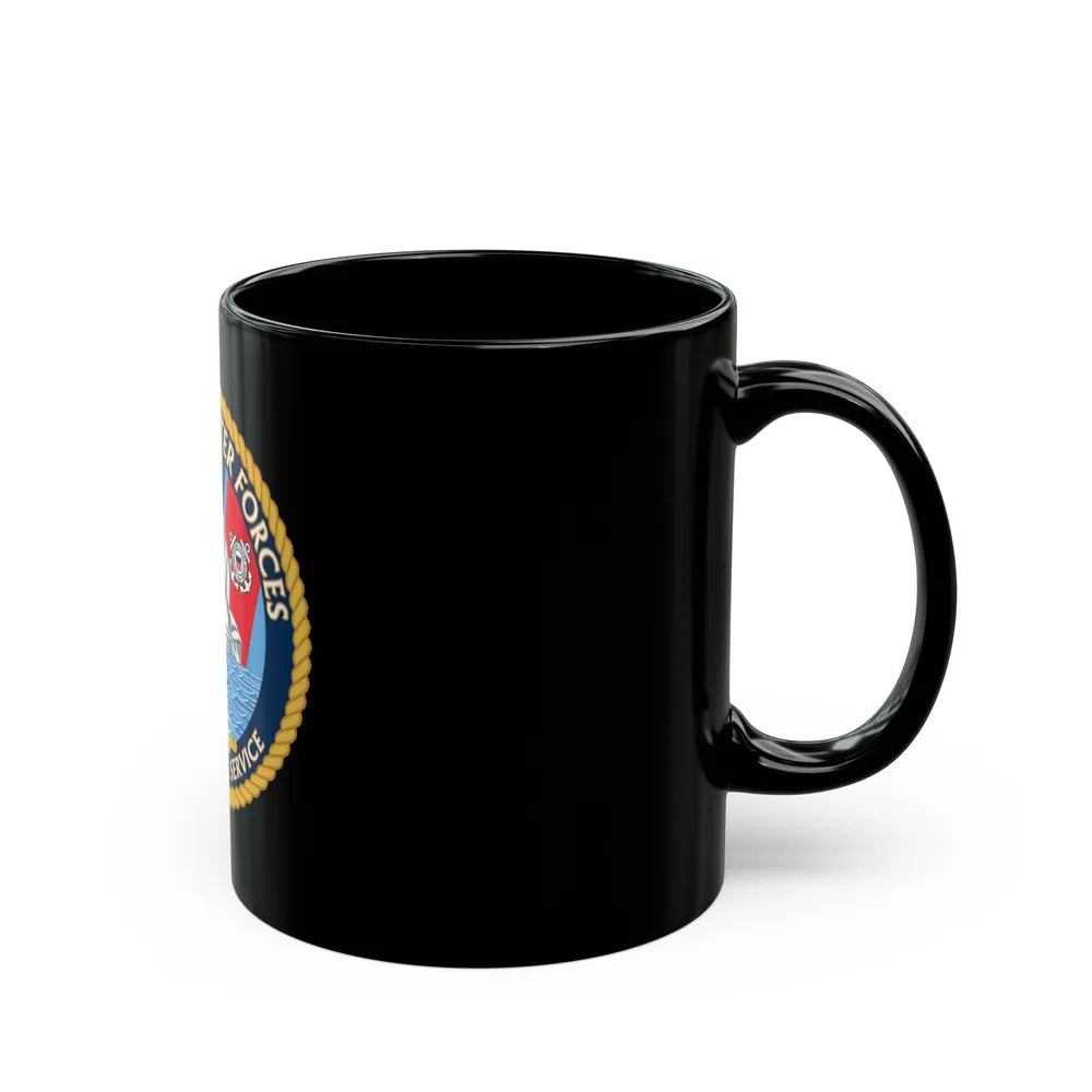 Office of Cutter Forces (U.S. Coast Guard) Black Coffee Mug-Go Mug Yourself