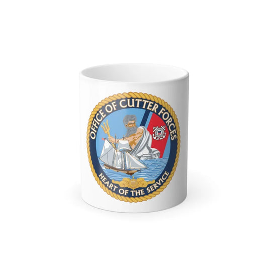 Office of Cutter Forces (U.S. Coast Guard) Color Changing Mug 11oz-11oz-Go Mug Yourself