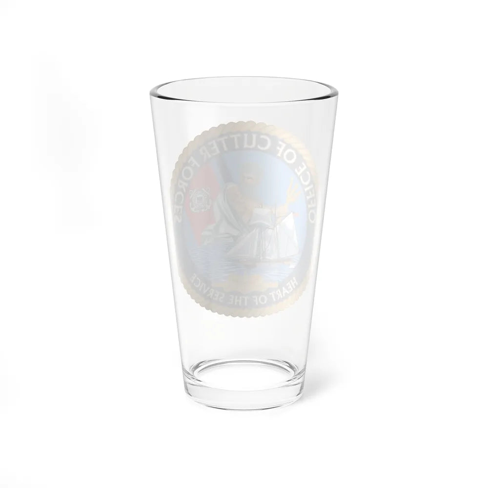 Office of Cutter Forces (U.S. Coast Guard) Pint Glass 16oz-Go Mug Yourself