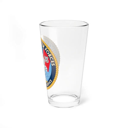 Office of Cutter Forces (U.S. Coast Guard) Pint Glass 16oz-Go Mug Yourself