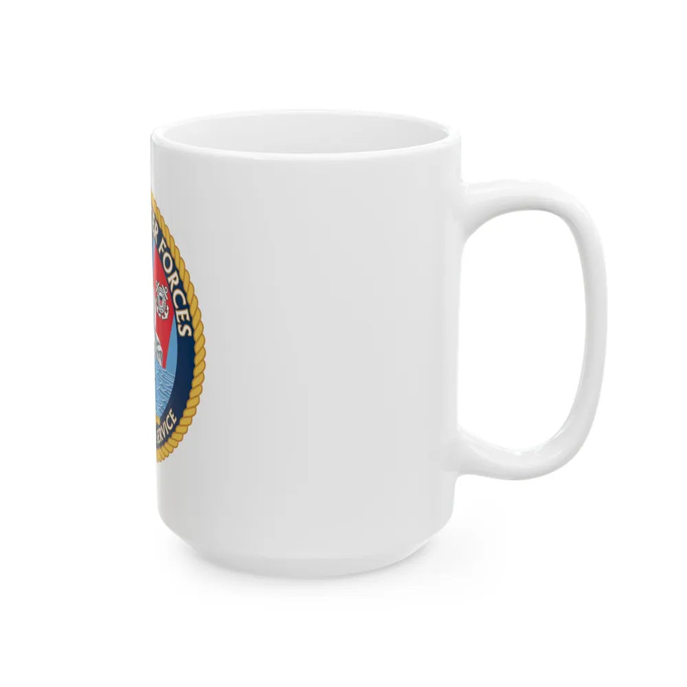 Office of Cutter Forces (U.S. Coast Guard) White Coffee Mug-Go Mug Yourself