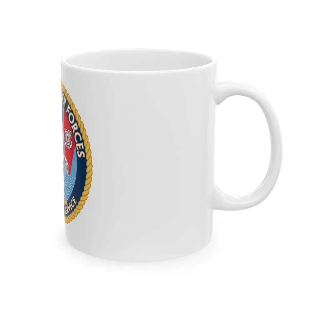 Office of Cutter Forces (U.S. Coast Guard) White Coffee Mug-Go Mug Yourself