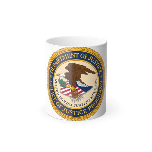 Office of Justice Programs - Color Changing Coffee Mug 11oz - Go Mug Yourself