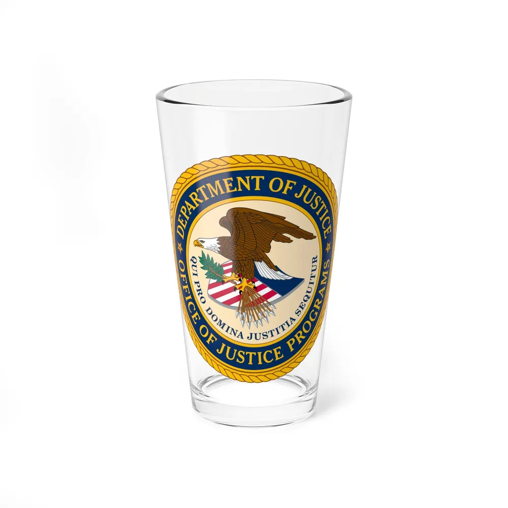 Office of Justice Programs - Pint Glass 16oz-16oz-Go Mug Yourself