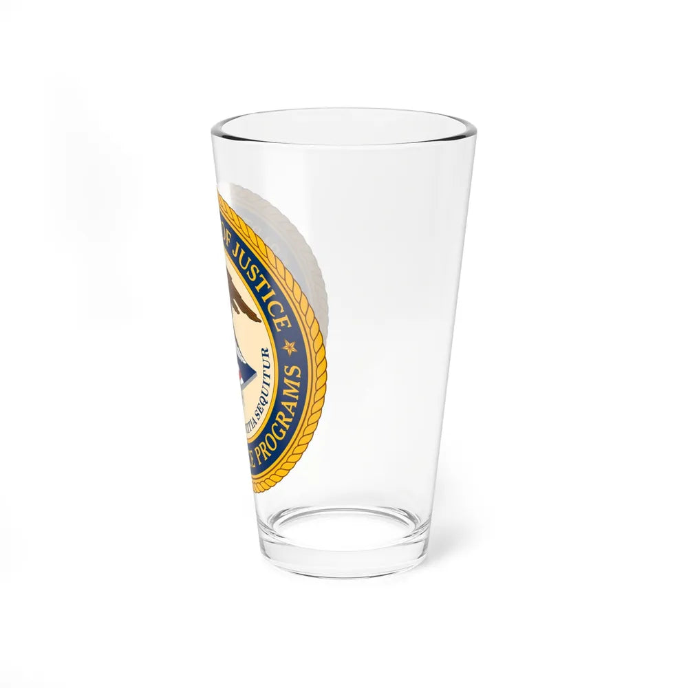 Office of Justice Programs - Pint Glass 16oz-Go Mug Yourself