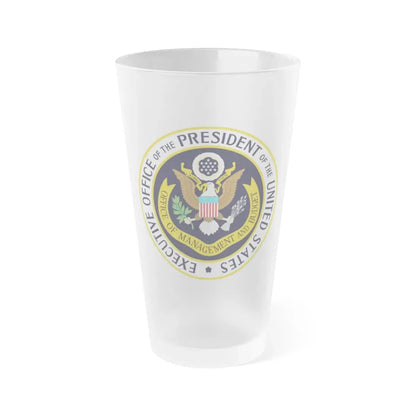 Office of Management and Budget - Frosted Pint Glass 16oz 16oz Frosted - Go Mug Yourself