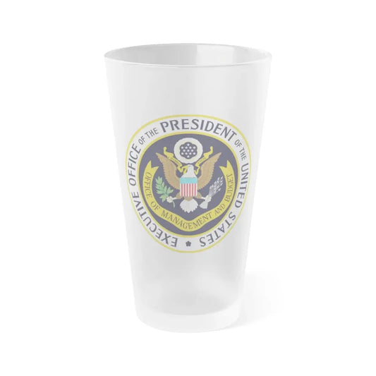 Office of Management and Budget - Frosted Pint Glass 16oz 16oz Frosted - Go Mug Yourself