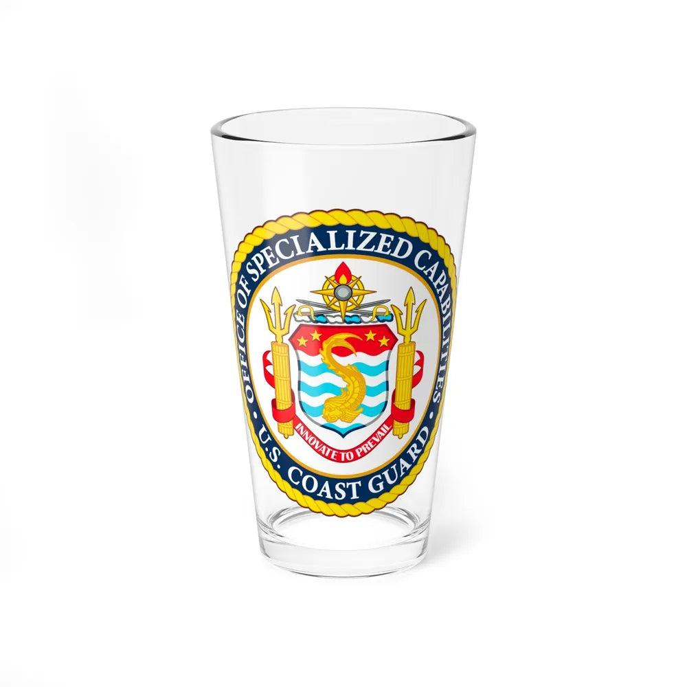 Office of Specialized Capabilities USCG (U.S. Coast Guard) Pint Glass 16oz-16oz-Go Mug Yourself