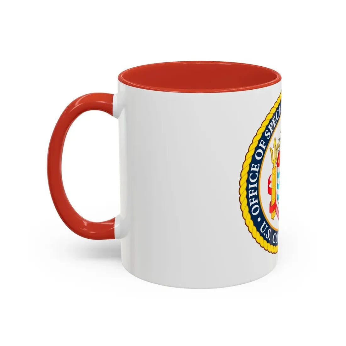 Office of Specialized Capabilities USCG (U.S. Coast Guard) Accent Coffee Mug - Go Mug Yourself