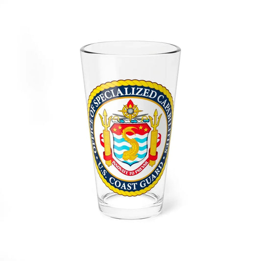 Office of Specialized Capabilities USCG (U.S. Coast Guard) Pint Glass 16oz 16oz - Go Mug Yourself