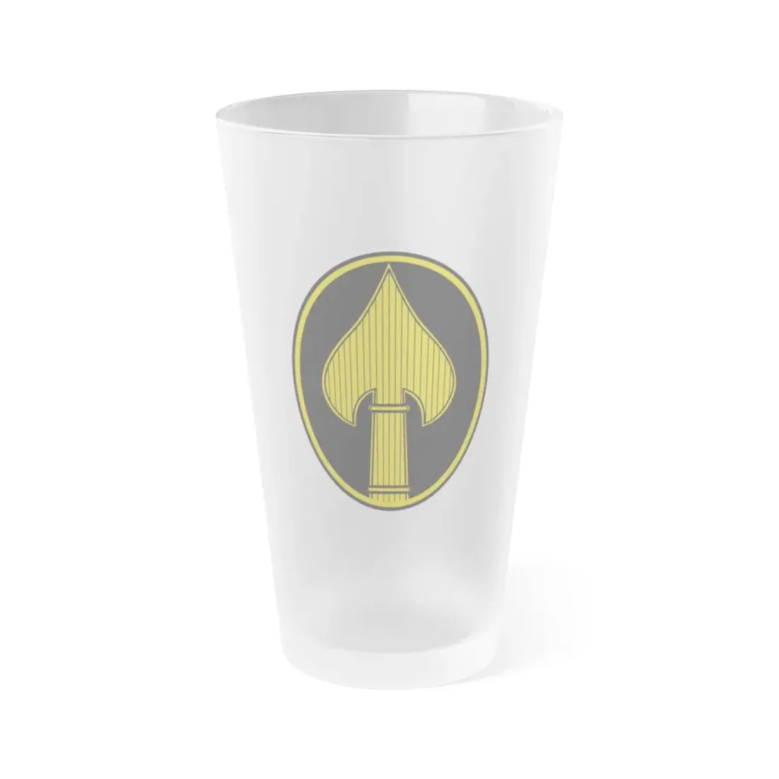Office of Strategic Services - Frosted Pint Glass 16oz 16oz Frosted - Go Mug Yourself