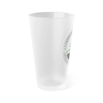 Office of Surface Mining - Frosted Pint Glass 16oz - Go Mug Yourself
