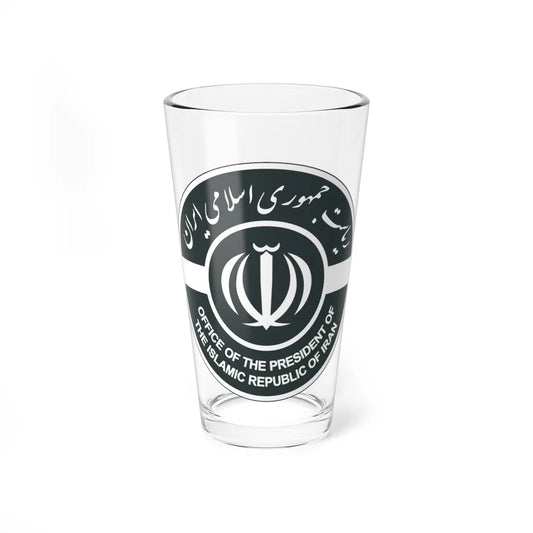 Office of the President of the Islamic Republic of Iran Seal (Iran) (Coat of Arms) Pint Glass 16oz 16oz - Go Mug Yourself