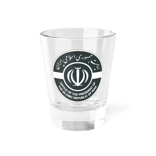 Office of the President of the Islamic Republic of Iran Seal (Iran) (Coat of Arms) Shot Glass 1.5oz 1.5oz - Go Mug Yourself