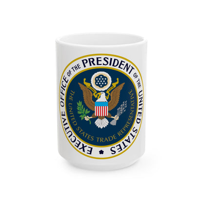 Office of the United States Trade Representative - White Coffee Mug-15oz-Go Mug Yourself
