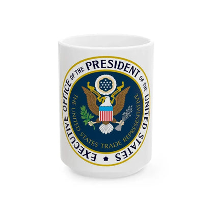 Office of the United States Trade Representative - White Coffee Mug 15oz - Go Mug Yourself