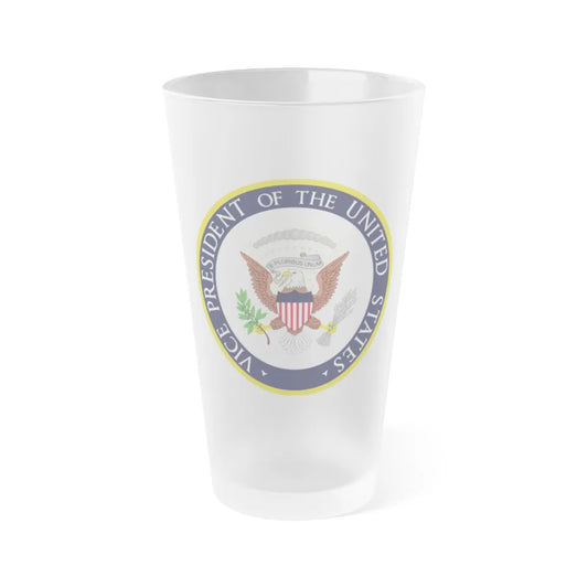 Office of the Vice President of the United States - Frosted Pint Glass 16oz-16oz-Frosted-Go Mug Yourself