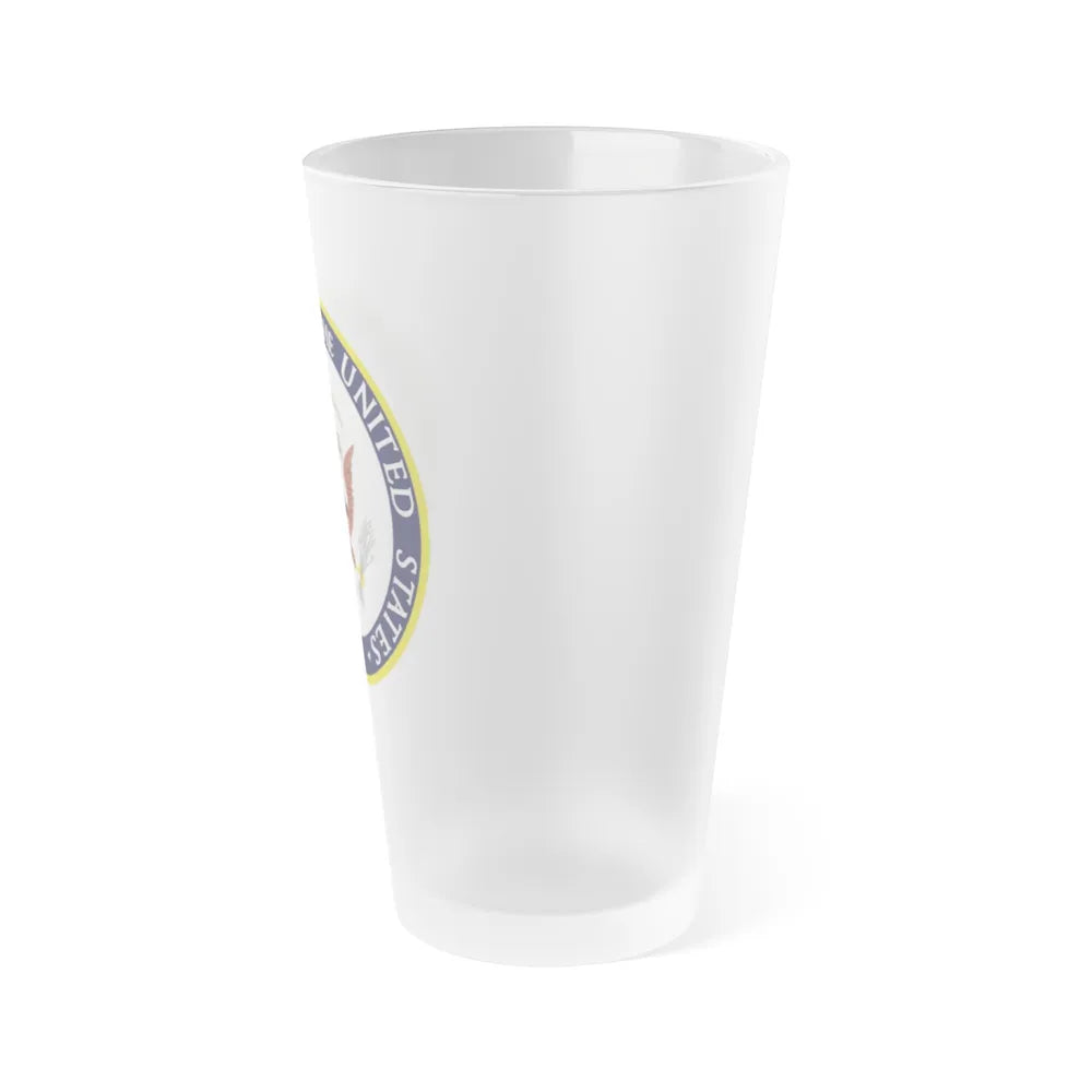 Office of the Vice President of the United States - Frosted Pint Glass 16oz-Go Mug Yourself