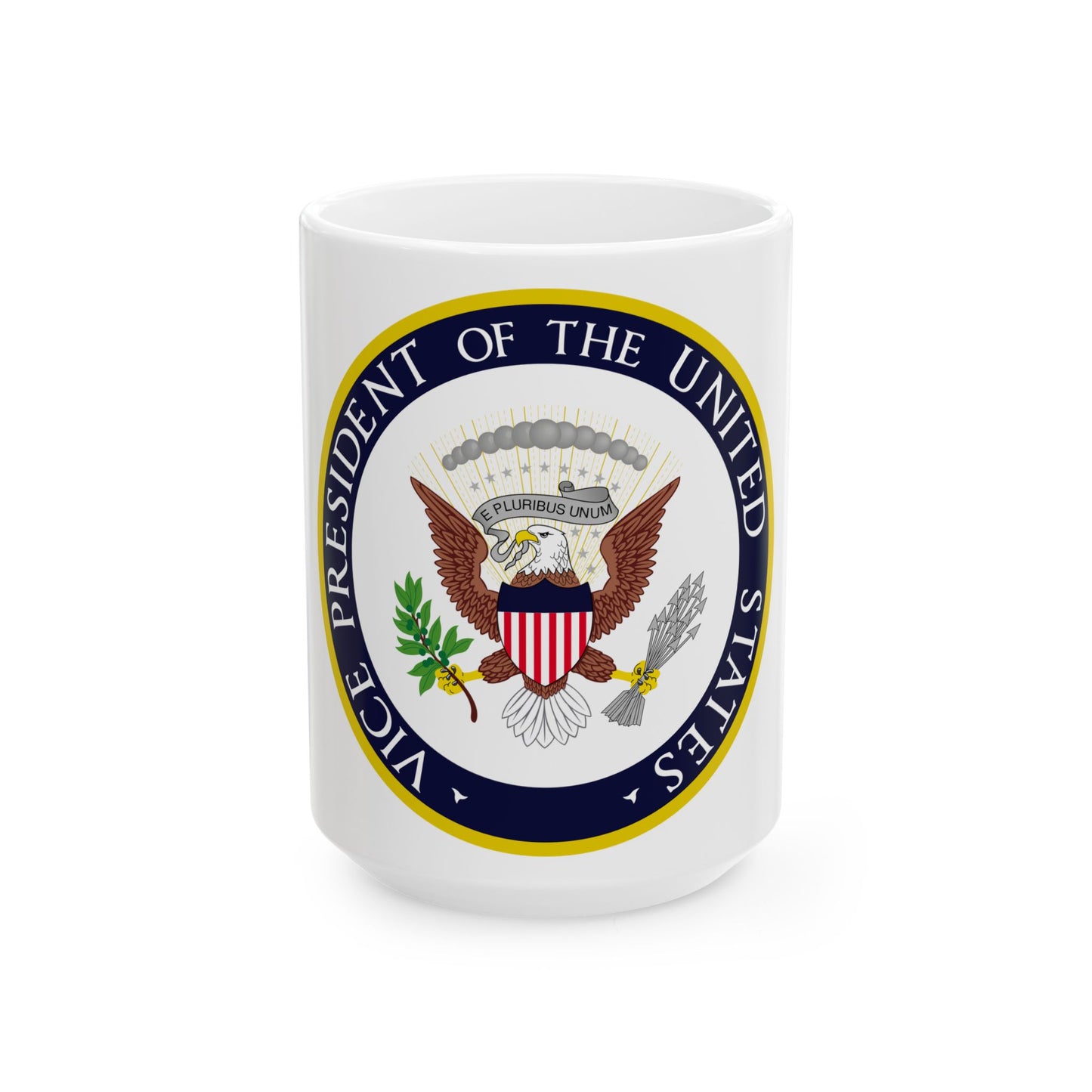 Office of the Vice President of the United States - White Coffee Mug-15oz-Go Mug Yourself