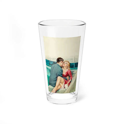 Office Wife, paperback cover, 1960 - Pint Glass 16oz 16oz - Go Mug Yourself
