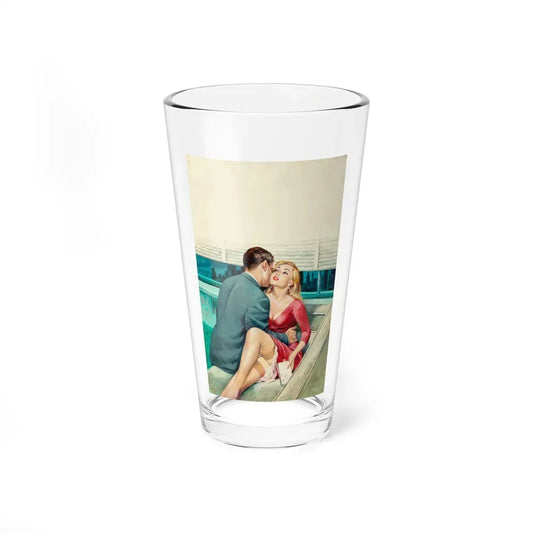 Office Wife, paperback cover, 1960 - Pint Glass 16oz 16oz - Go Mug Yourself