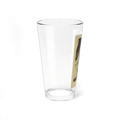 Officer David Hunter, Full-Length Portrait In Full Military Dress, Standing, Holding Sword, Facing Front (U.S. Civil War) Pint Glass 16oz - Go Mug Yourself