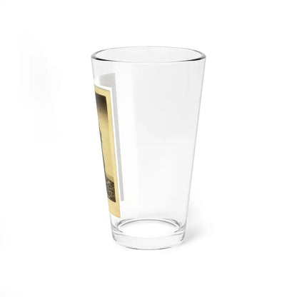 Officer David Hunter, Full-Length Portrait In Full Military Dress, Standing, Holding Sword, Facing Front (U.S. Civil War) Pint Glass 16oz - Go Mug Yourself