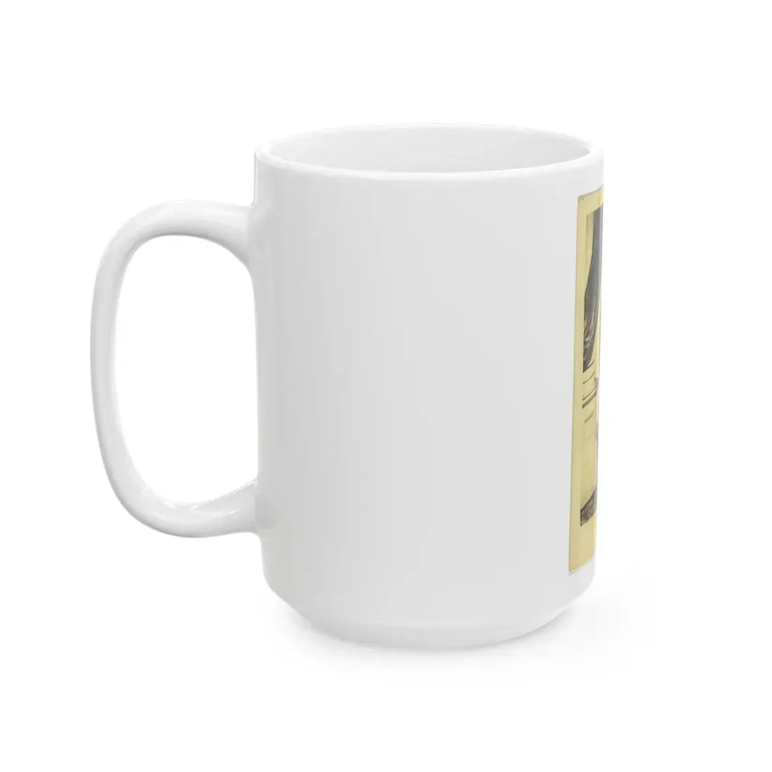 Officer David Hunter, Full-Length Portrait In Full Military Dress, Standing, Holding Sword, Facing Front (U.S. Civil War) White Coffee Mug - Go Mug Yourself