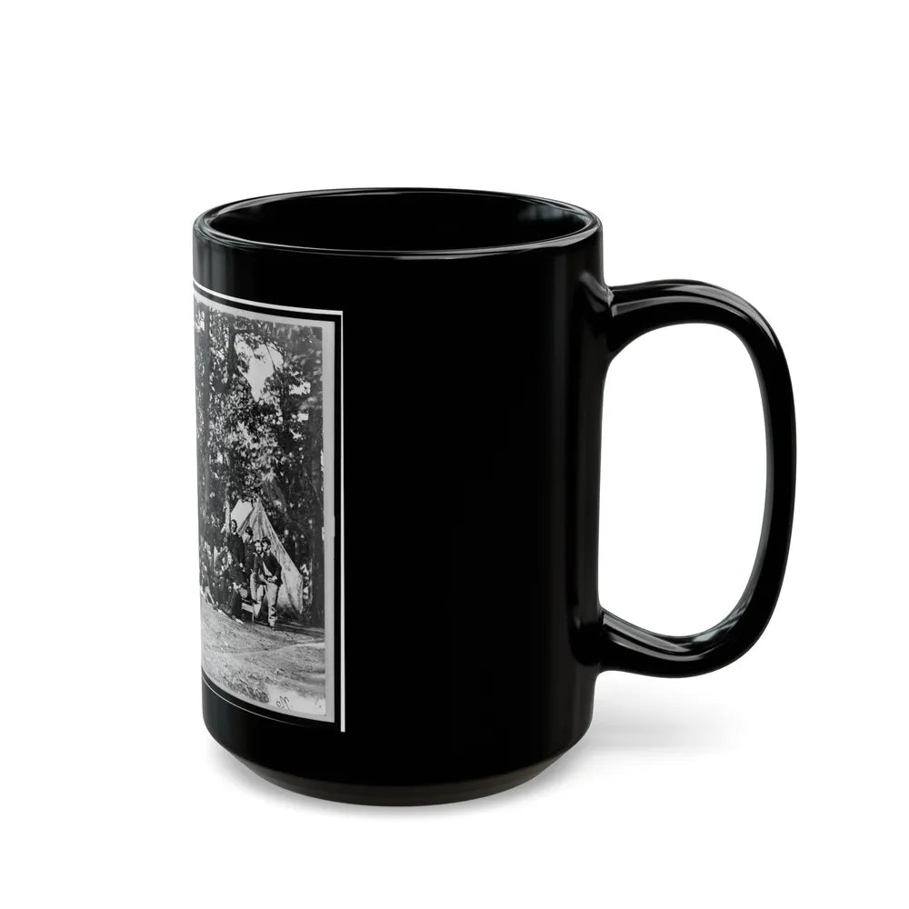 Officers Of U.S. Horse Artillery Brigade, Near Culpeper, Va., September, 1863 001 (U.S. Civil War) Black Coffee Mug-Go Mug Yourself