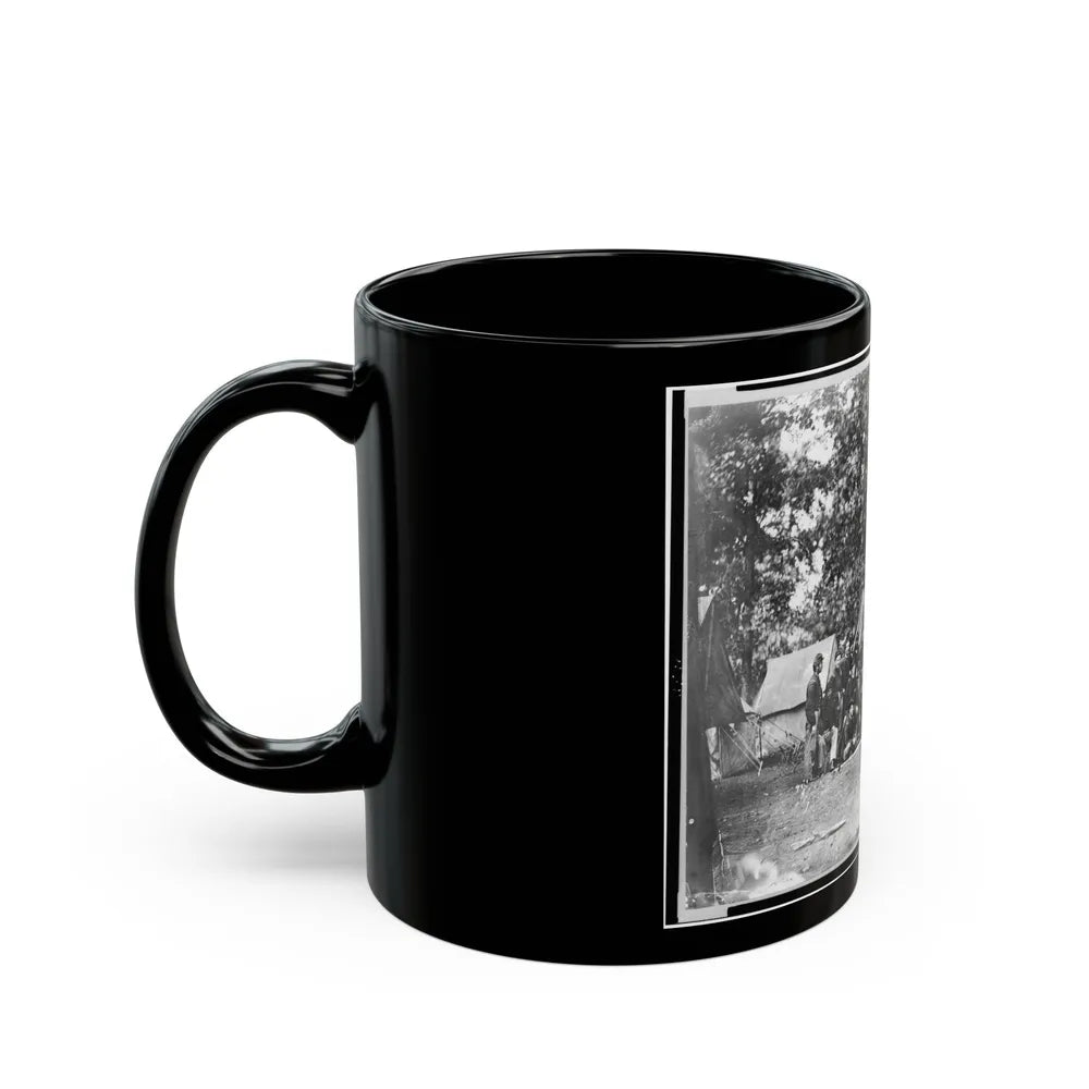 Officers Of U.S. Horse Artillery Brigade, Near Culpeper, Va., September, 1863 001 (U.S. Civil War) Black Coffee Mug-Go Mug Yourself