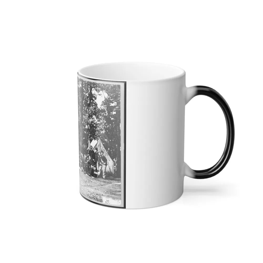 Officers of U.S. Horse Artillery Brigade, Near Culpeper, Va., September, 1863 001 (U.S. Civil War) Color Changing Coffee Mug 11oz-Go Mug Yourself