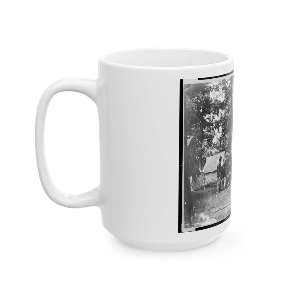 Officers Of U.S. Horse Artillery Brigade, Near Culpeper, Va., September, 1863 001 (U.S. Civil War) White Coffee Mug-Go Mug Yourself