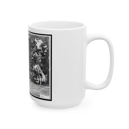 Officers Of U.S. Horse Artillery Brigade, Near Culpeper, Va., September, 1863 001 (U.S. Civil War) White Coffee Mug-Go Mug Yourself