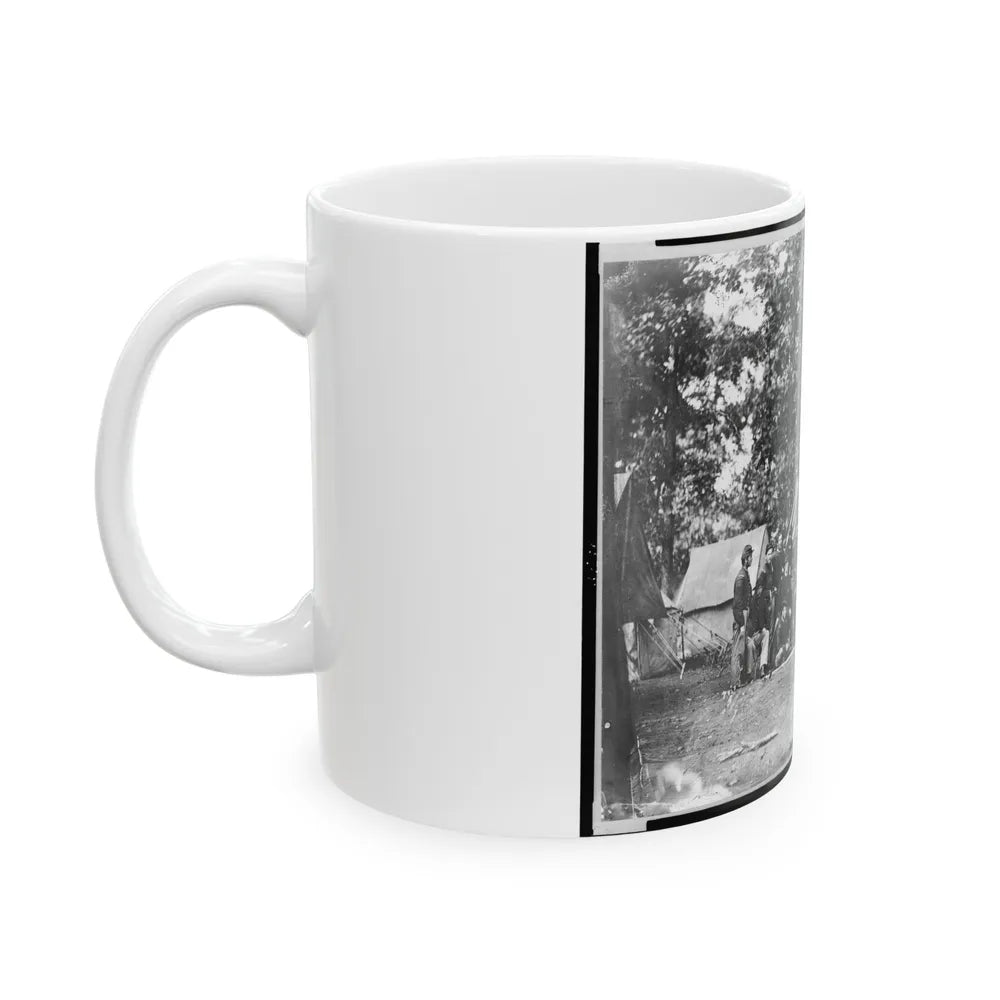 Officers Of U.S. Horse Artillery Brigade, Near Culpeper, Va., September, 1863 001 (U.S. Civil War) White Coffee Mug-Go Mug Yourself