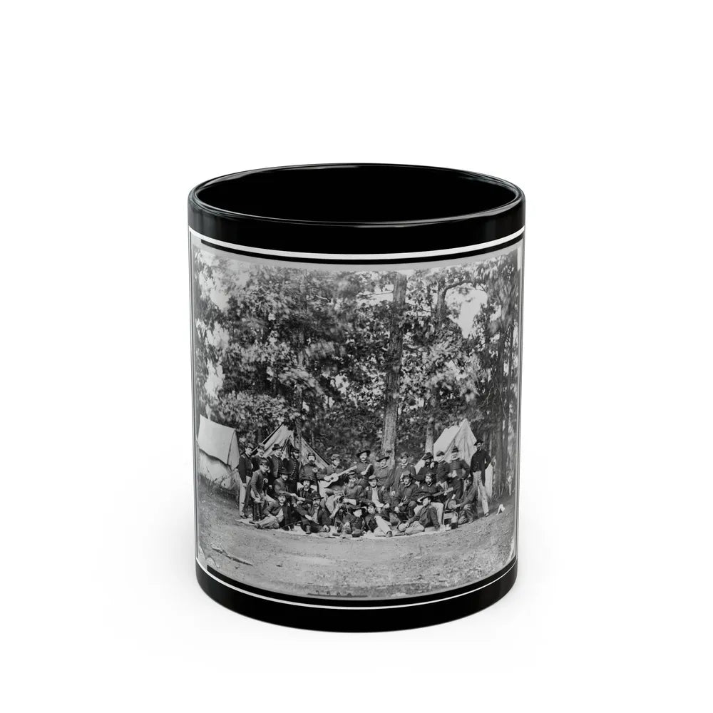 Officers Of U.S. Horse Artillery Brigade, Near Culpeper, Va., September, 1863 (U.S. Civil War) Black Coffee Mug-11oz-Go Mug Yourself