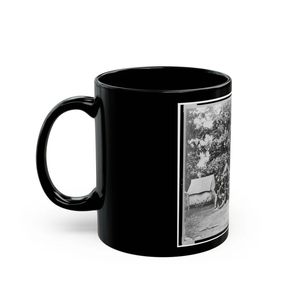 Officers Of U.S. Horse Artillery Brigade, Near Culpeper, Va., September, 1863 (U.S. Civil War) Black Coffee Mug-Go Mug Yourself