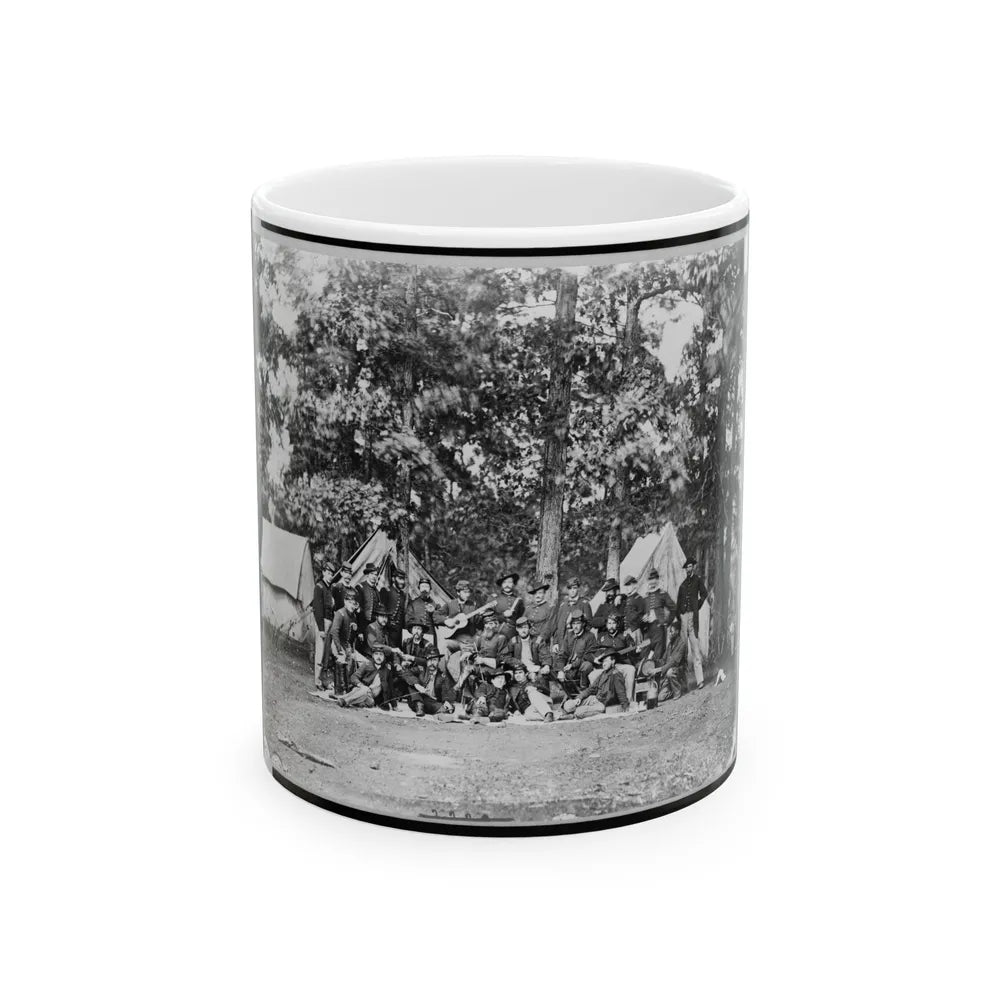 Officers Of U.S. Horse Artillery Brigade, Near Culpeper, Va., September, 1863 (U.S. Civil War) White Coffee Mug-11oz-Go Mug Yourself