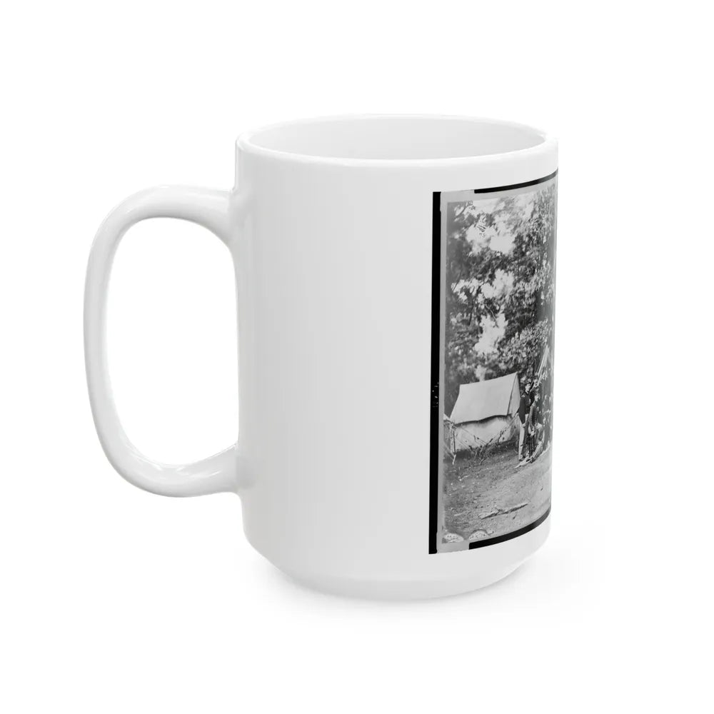 Officers Of U.S. Horse Artillery Brigade, Near Culpeper, Va., September, 1863 (U.S. Civil War) White Coffee Mug-Go Mug Yourself