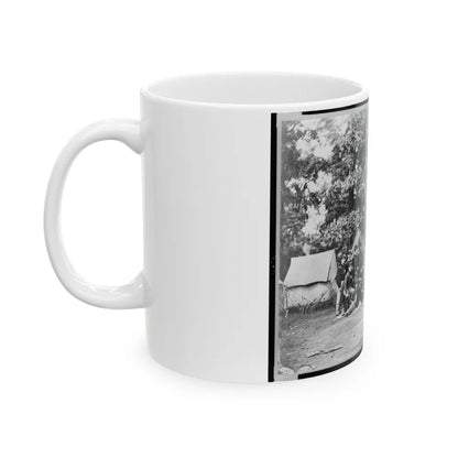 Officers Of U.S. Horse Artillery Brigade, Near Culpeper, Va., September, 1863 (U.S. Civil War) White Coffee Mug-Go Mug Yourself